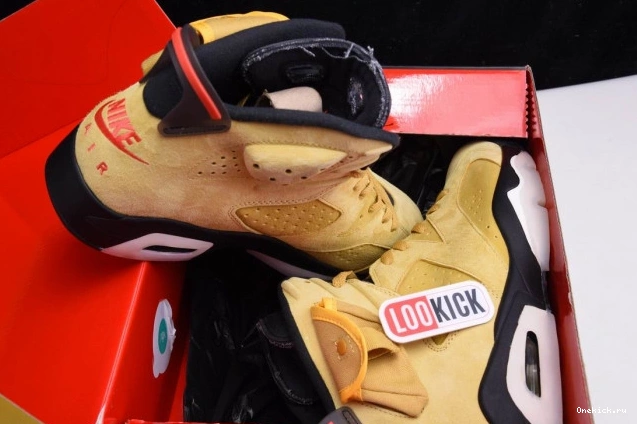 One Kick TRAVIS AIR SCOTT 6 JORDAN CN1084-300 YELLOW X 0708